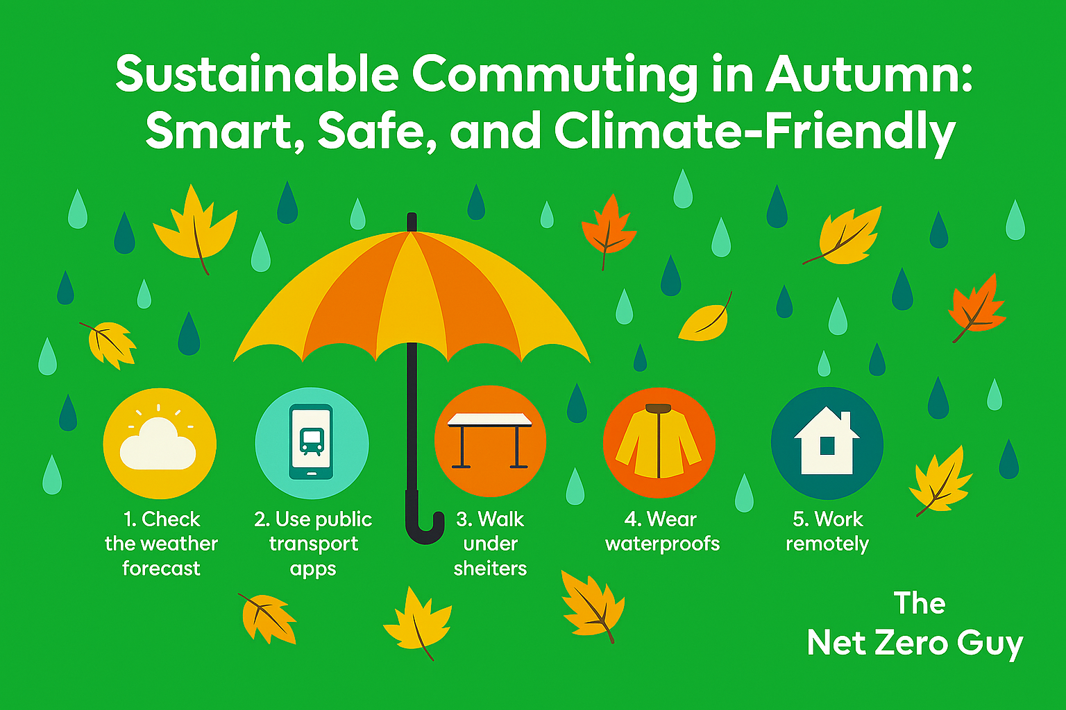 Sustainable Commuting in Autumn: Smart, Safe, and Climate-Friendly